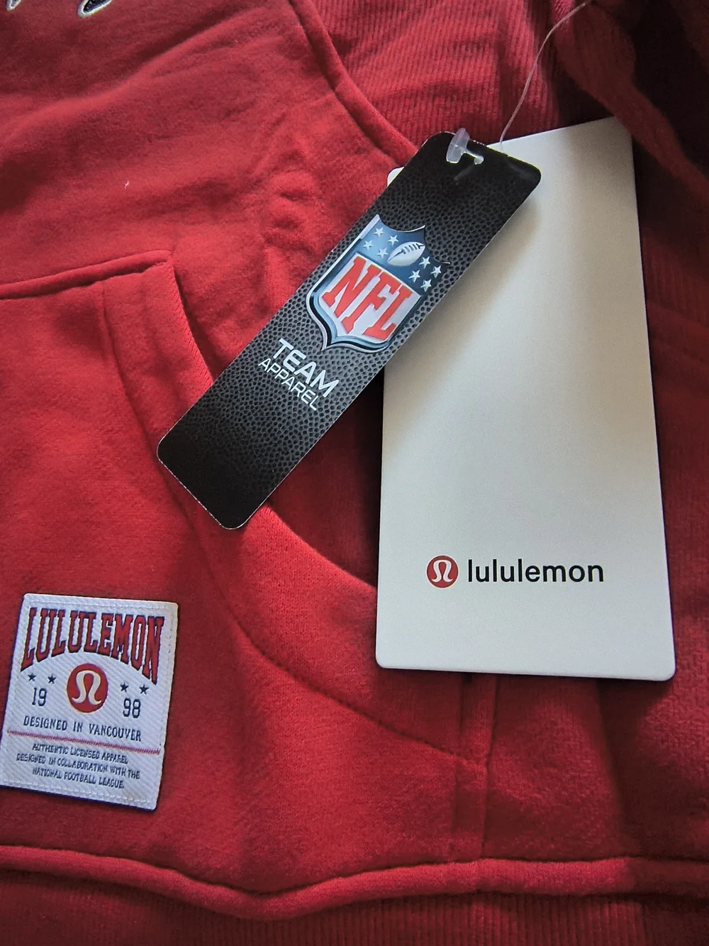Lululemon athletica Red Tampa Bay Buccaneers Quarter-Zip Hoodie